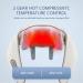 Shiatsu Neck Massage Device with Heat - 5D Deep Tissue Relief for Neck Back & Shoulders - Beige - Buy Online on GoSupps.com