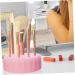 Beavorty 5pcs Makeup Brush Cleaning Box makeup brush cleaner machine makeup brush dry sponge makeup brush cleaner brush bowl brush cleaning mat carpet foldable Silica gel - Buy Online on GoSupps.com