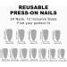 JUSTOTRY 24 Pcs Almond Short False Nails Light Grey French Press On Nails - Glossy Fake Nails with Nail Glue for Women and Teens Nails Art - Buy Online on GoSupps.com
