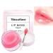 Lip Sleeping Mask Lip Balm Overnight Lip Mask Peach Lip Salve Skincare Lip Oils Lip Moisturiser for Dry Chapped Peeling Cracked Lips Fades Lip Lines Lip Balms for Moisture Lip Care