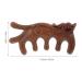 Patkaw Wooden Massage Comb | Broad Tooth Scalp Massager | Retro Decorative Kamm & Gua Sha Tool | Manual Acupuncture Massager for Fatigue Relief | International Shipping Available - Buy Online on GoSupps.com