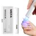 MEFA Handheld UV Light for Gel Nails UV Nail Lamp with 2 Timer Settings Portable Cordless Rechargeable USB Nail Light for Gel Nail Polish Fast Curing LED Nail Lamp for Home DIY Salon Women Gifts