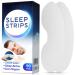 Silent Sleep Solution: Lip-Shaped Anti-Snoring Mouth Tape & Stickers - Reduce Snoring Sleep Talk & Apnea with Sleep Aid Mouth Tape Nasal Strips & Chin Strap - Snoring Solutions & Devices