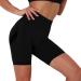 Buy Mesing Women's Scrunch Butt Cycling Shorts Opaque Push-Up Hot Pants for Gym Yoga & Workout - Size M Black - Buy Online on GoSupps.com