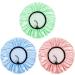 Auban Reusable Shower Cap for Women | Waterproof Satin Exterior | EVA Lining | Extra Large & Adjustable Hair Cap | 3 Colors (Blue, Pink, Green) - Buy Online on GoSupps.com