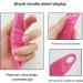 Foot Stone Exfoliating Brush with Pumice - Pink Shower Foot Scrubber - Buy Online on GoSupps.com
