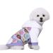 Purple puppy hoodies for small and medium-sized dogs Christmas hooded sweatshirt with bag pet cat hoody clothing sweater fleece coat hoodies dog costume winter s (chest 14.96 '' back 9.45 '') purple