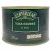 Cloverleaf Tuna Chunks in Brine Tin Foods Fish Large Catering Can Pack 1.705kg | Drained Weight 1.2 KG | Ideal for Event Caterings & Salads | Sold by Essential Products