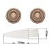 Flawless Face Hair Remover Replacement Heads - 4 Pack Gen 2 Rosy Gold for Lips Chin Cheeks & Sideburns - International Shipping Available - Buy Online on GoSupps.com