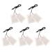 Cyrank 5 pieces of electrical fabric heating DC 5 V USB electric heating pillows heating element light heating mat for clothing seat pet warmer