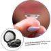 Buifulsic Contact Lens Container - Stylish 3-in-1 Travel Case for Colored & Halloween Contacts | Miss PP Black | Durable & Compact Design (7.2x5.8x2cm) - Buy Online on GoSupps.com