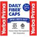 Yerba Prima Daily Fiber Caps - 180 Capsules for Digestive Health & Wellness - Buy Online on GoSupps.com