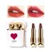 LAMUSELAND Matte Lipstick Makeup Set  2Pc/Set Waterproof Long Lasting Velvet Moisturizing lip stain Earphone Dual-color Lip Gloss Primer  Non-stick Cup Lip Make Up Gift Kit for Girls (White)