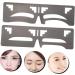 FOMIYES 10 Pcs Eyebrow Ruler Microblading Stencil Tool Brow Makeup Supplies Artifact Stainless Steel - Buy Online on GoSupps.com