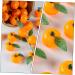 Alipis 50pcs orange cupboard desktop toys plastic teaching aids decorations Model Toy accessories mini Scene Photography Props decorate window False Orange Decor fake fruit - Buy Online on GoSupps.com