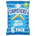 Smiths Salt & Vinegar Chipsticks, 6 x 17g, Blue (Packaging may vary)