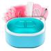YAOBLUESEA Paraffin Bath for Hands and Feet Professional Quick Heating Paraffin Bath Device with 4 x 200 g Paraffin + 1 x Brush + 1 x Heat Insulation Grid + 50 Disposable Bags + Other (Blue-White)