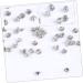 NUOBESTY 200 Sets Diamond Stud Rivets Silver Luggage Leather Studs DIY Accessories Leather Goods Clothing 1X1X1CM As Shown - Buy Online on GoSupps.com