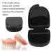 Mouthguard Cover & Dental Retainer Case - 3pcs Black Snap-On Protective Cases for Safe Storage | International Shipping - Buy Online on GoSupps.com