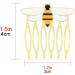 CAIRIAC Hair Side Combs French Teeth Hair Combs for Women Girl Hair Decorative Hair Pins for Styling Metal Hair Fork Comb Gold Hairpins Cute Hair Accessories Gift for Thin Hair Fine Hair (Bee) - Buy Online on GoSupps.com