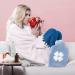 500ML Cute Mini Hot Water Bottle with Plush Cover - Neck, Shoulder, Hand, and Feet Warmer for Women and Kids - Includes 2 Removable Covers - Buy Online on GoSupps.com