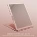 Pose LED Travel Vanity Mirror by Vanity Planet - 3 Color LEDs, Dimmable Ring Light, Touch Sensors, Rechargeable - Blush Pink - Buy Online on GoSupps.com