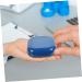 JECOMPRIS Contact Lens Travel Kit - 2 Sets of Stylish ABS Containers & Makeup Box for Cosmetic Lens Care - Portable Blue Case (7.3x7.3x2.6cm) | International Shipping Available - Buy Online on GoSupps.com