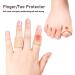 Silicone Toe Cushion Sleeves - 3 Pieces Set for Corns, Blisters, and Calluses - Cut-Table Toe Protector - Breathable Fiber - Sizes S M L - Buy Online on GoSupps.com