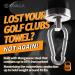 EGOLLA Metal Landing Pad Round - Fast Access Golf Gear Organizer Black - Buy Online on GoSupps.com