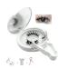 Wasado Magnetic Eyelashes Wasado Magnetic Eyelashes Kit 3D Effect Magnetic Eyelashes Natural Look Reusable Soft Magnetic Lashes No Glue Needed With Applicator & Curler (EM12)