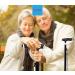 Adjustable Crutches Canes Aluminum Alloy Walking Stick Adjustable Multifunction Lightweight Non-Slip Elderly Crutch with Flashlight Handmade Smooth Sailing - Buy Online on GoSupps.com
