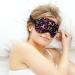 Shop Pink Ribbon Sleep Mask for Women | Adjustable Eye Shades with Elastic Strap - Perfect for a Restful Sleep - Buy Online on GoSupps.com