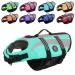Emust dog vest adjustable dog swimming vest for small dogs with improved buoyancy life jacket for small dogs with durable rescue handle turquoise XS XS turquoise