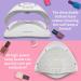 120W UV LED Gel Nail Lamp for Fast Curing | Lightweight Salon Quality Nail Dryer - Buy Online on GoSupps.com