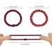 Tyfthui 32 Pcs Hair Ties for Thick Hair | Elastic Bands Ponytail Holders & Bracelets - No Damage, No Crease | Women & Girls - Buy Online on GoSupps.com