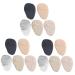 NOLITOY 15 Pairs Half Size Pad Half Insoles Ball of Foot Pads Forefoot Pads Shoe Insoles Forefoot Padding Shoe Pads for High Heels Boots Metatarsal Pads Sole Insoles Felt Non-Slip Gel