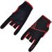 Heallily Professional Non-Slip Bowling Gloves - Comfortable Half-Finger Accessories (L/XL Red) - International Shipping Available - Buy Online on GoSupps.com