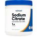 Nutricost Sodium Citrate Powder 1LB (16oz) - Food Grade Non-GMO - Emulsifier Natural Flavor Enhancer Food Preservant