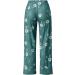 YOUMETO Women's Green Linen Cotton Cropped Pants - XXL | High Waist Casual Summer Capris - Buy Online on GoSupps.com