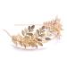Chargances Gold Leaf Crown Headband - Bridal Tiara for Wedding, Prom, Festival - Bridesmaid Hair Accessories - Buy Online on GoSupps.com