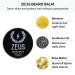 ZEUS Everyday Beard Care Kit - Natural Beard Wash Refined Beard Oil & Moisturizing Balm - Sandalwood Scent with Travel Dopp Bag - MADE IN USA - Buy Online on GoSupps.com