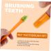 Housoutil Cat Chew Toothbrush 1 Set Pet Toothbrush Toothbrushes Dog Toothpaste Pet Tooth Care Brush Toothbrush Set The Dog - Buy Online on GoSupps.com