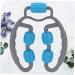 Buy ToddMomy Exercise Roller - Dual-Woman Relaxer Foam Massage Device for Leg Pain Relief Myofascial Tissue Workout Accessories - 29x23.5x2cm Blue - Buy Online on GoSupps.com