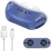 BAIWang Electric Anti-Snoring Device - Portable Rechargeable Nasal Congestion Corrector for Unisex - Blue Square Hardbox - Buy Online on GoSupps.com