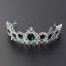 FRCOLOR Princess Crown: Green Crystal Tiara for Women - Rhinestone Queen Crowns Wedding Tiaras Headband for Birthday Halloween Party - Buy Online on GoSupps.com