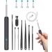 DELR Visual Ear Wax Remover with 1080p Camera & Wi-Fi Complete 8-Part Set with Ear Spoons LED Lights | Compatible with Phone Tablet & PC | Perfect Gift - Buy Online on GoSupps.com