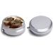 Shop Decorative Round Pill Box with African Lion Print - 3 Compartment Portable Medicine Organizer - Buy Online on GoSupps.com