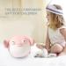 JOYRAVO 2-in-1 Travel Pillow for Kids - Pink Fish Animal Plushie Neck Pillow for Comfortable Airplane and Car Trips - Buy Online on GoSupps.com