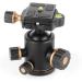 Pergear TH3 Pro Metal Ball Head Tripod for DSLR Camera - 8KG Loading Capacity, 360 Degree Swivel, Fine Tuning Damping - Buy Online on GoSupps.com