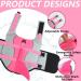Emust Dog Life Jacket - Adjustable Safety Vest for Small/Medium/Large Dogs - Pink - Water Safety Pet Life Vest with Rescue Handle for Swimming & Beach - Buy Online on GoSupps.com
